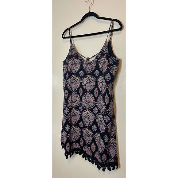 Altar'd State Black Size Medium Low Back Sleeveless Boho mini Dress size L NWT - Picture 8 of 12